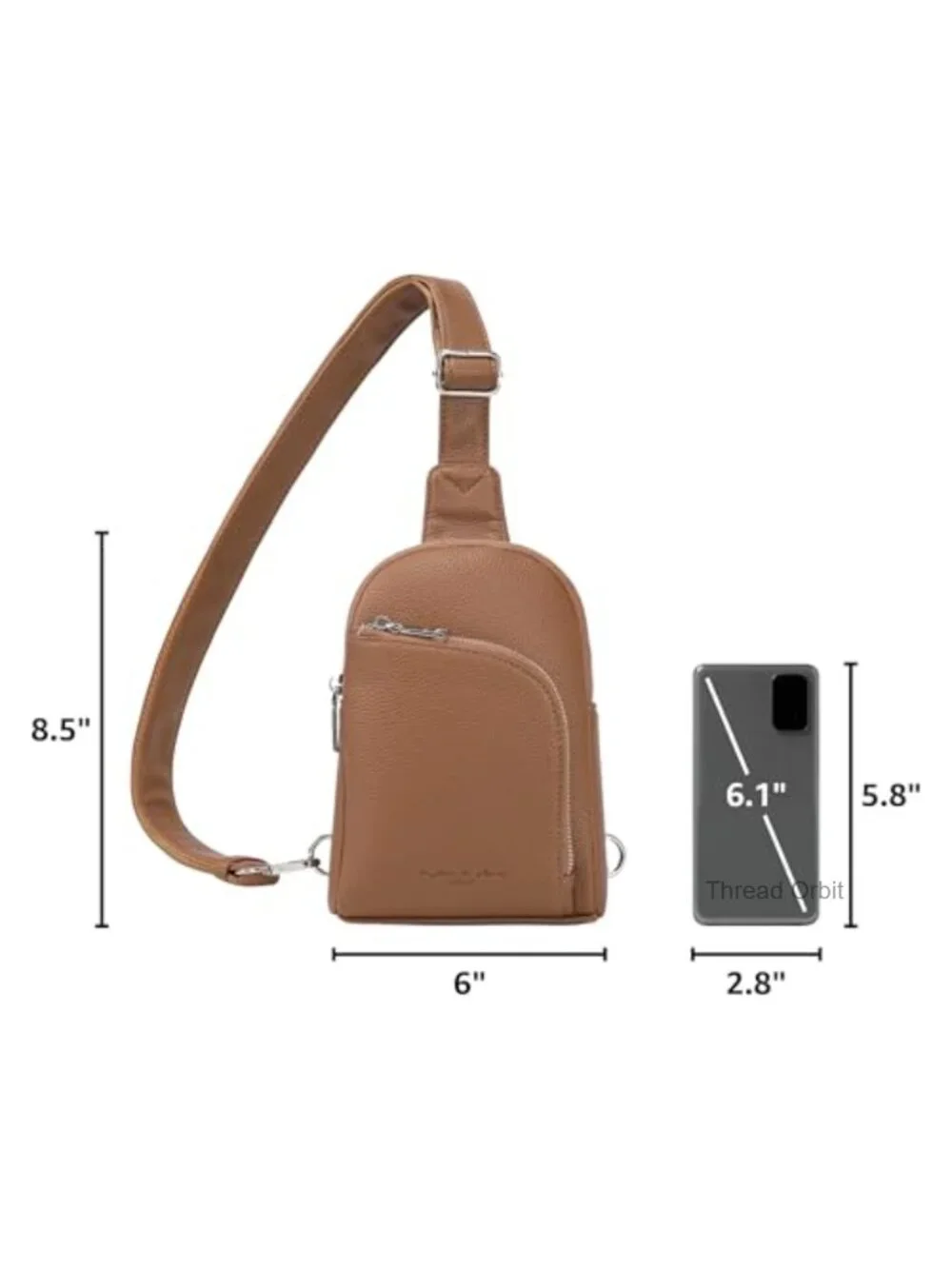 Anti Theft Crossbody Bag with RFID Blocking Sling Purse